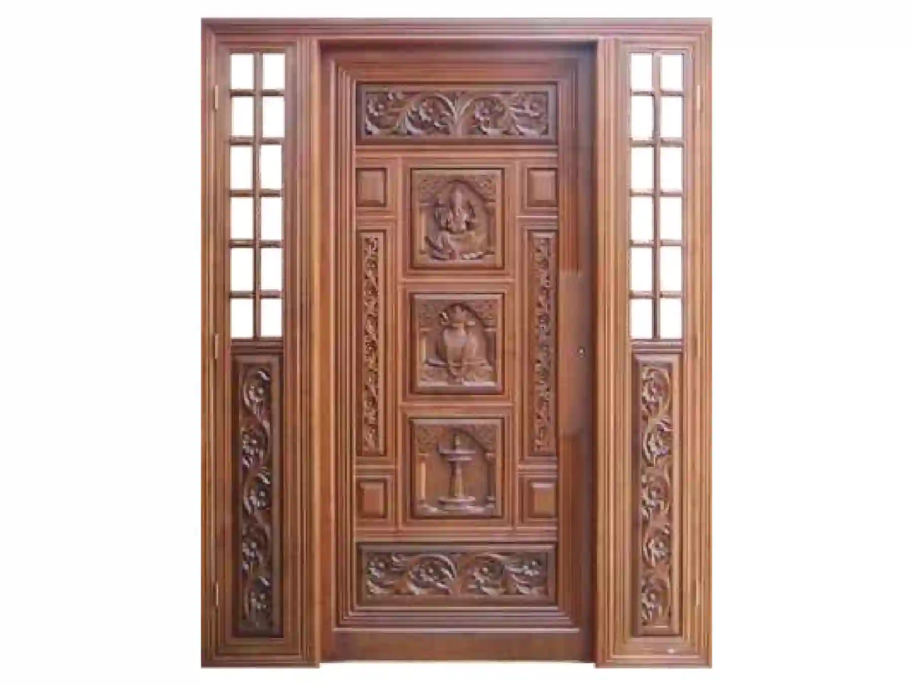 Teak wood  cnc doors